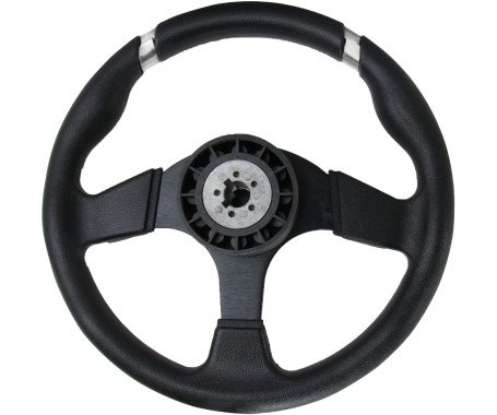 AAA - Steering Wheel (With PU Sleeves) - SILVER